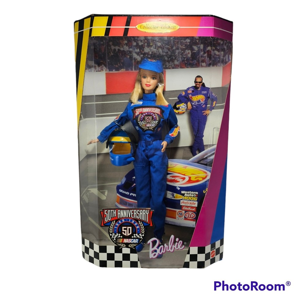 Collector Edition 50th Anniversary NASCAR Barbie-1998 Vintage Collector #20442